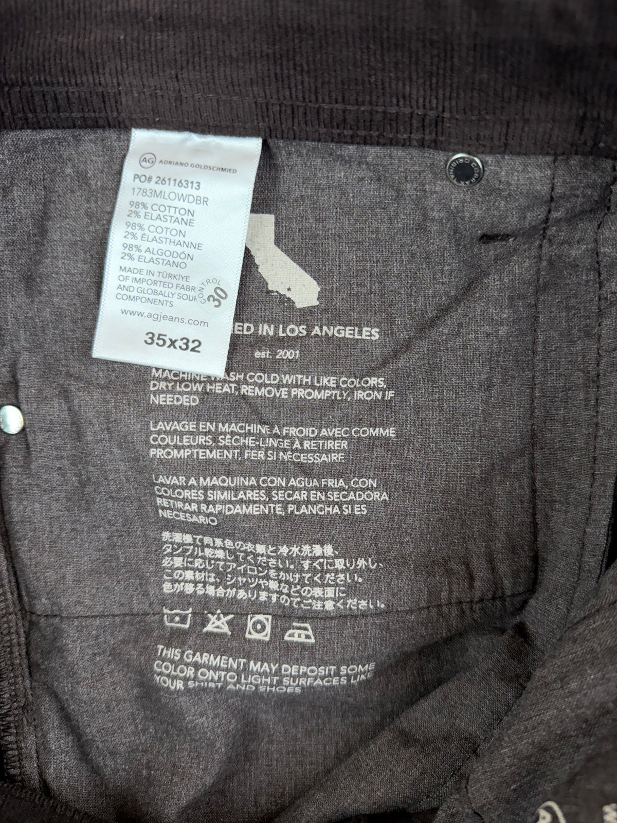 ADRIANO GOLDSCHMIED jeans beden 34