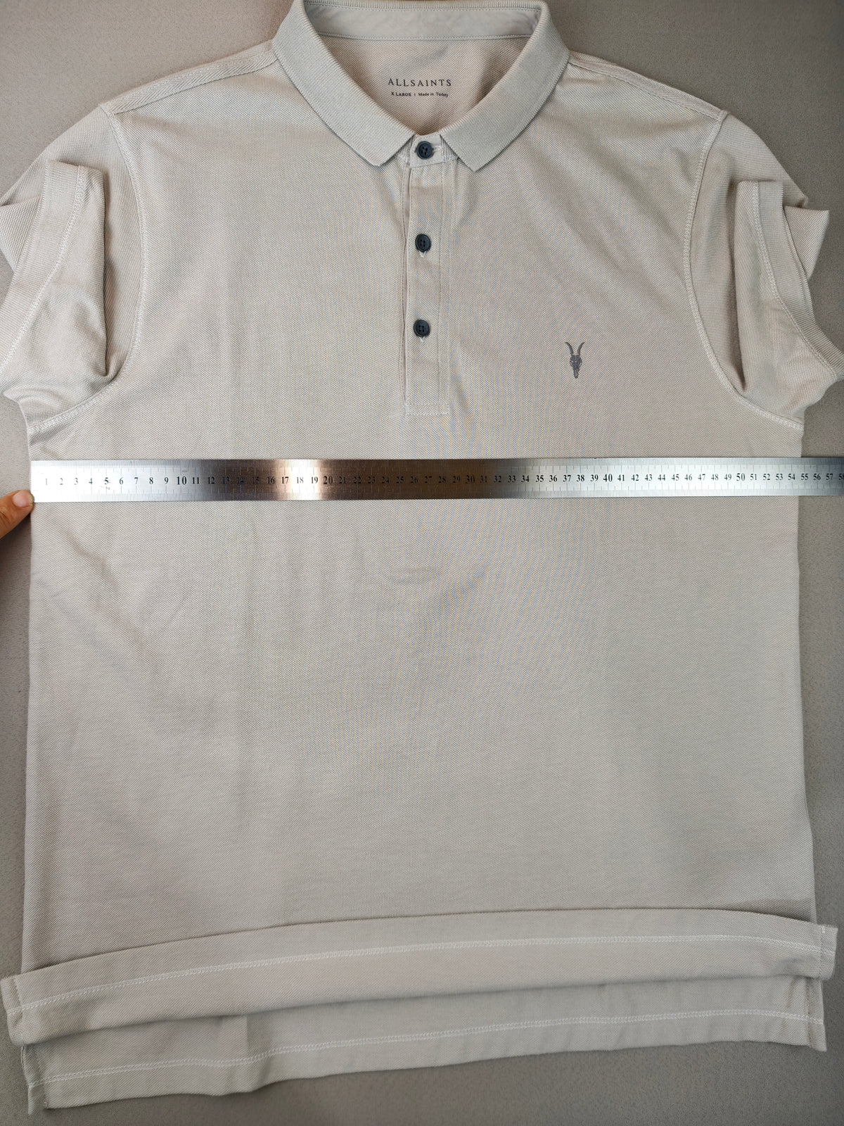 Allsaints polo yaka tişört L beden