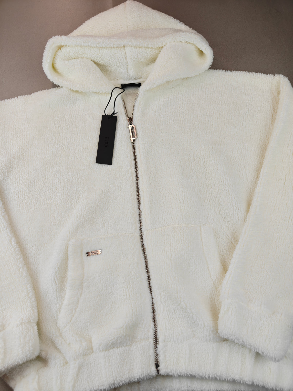 Peso kapşonlu fermuarlı sweatshirt oversize 4xl