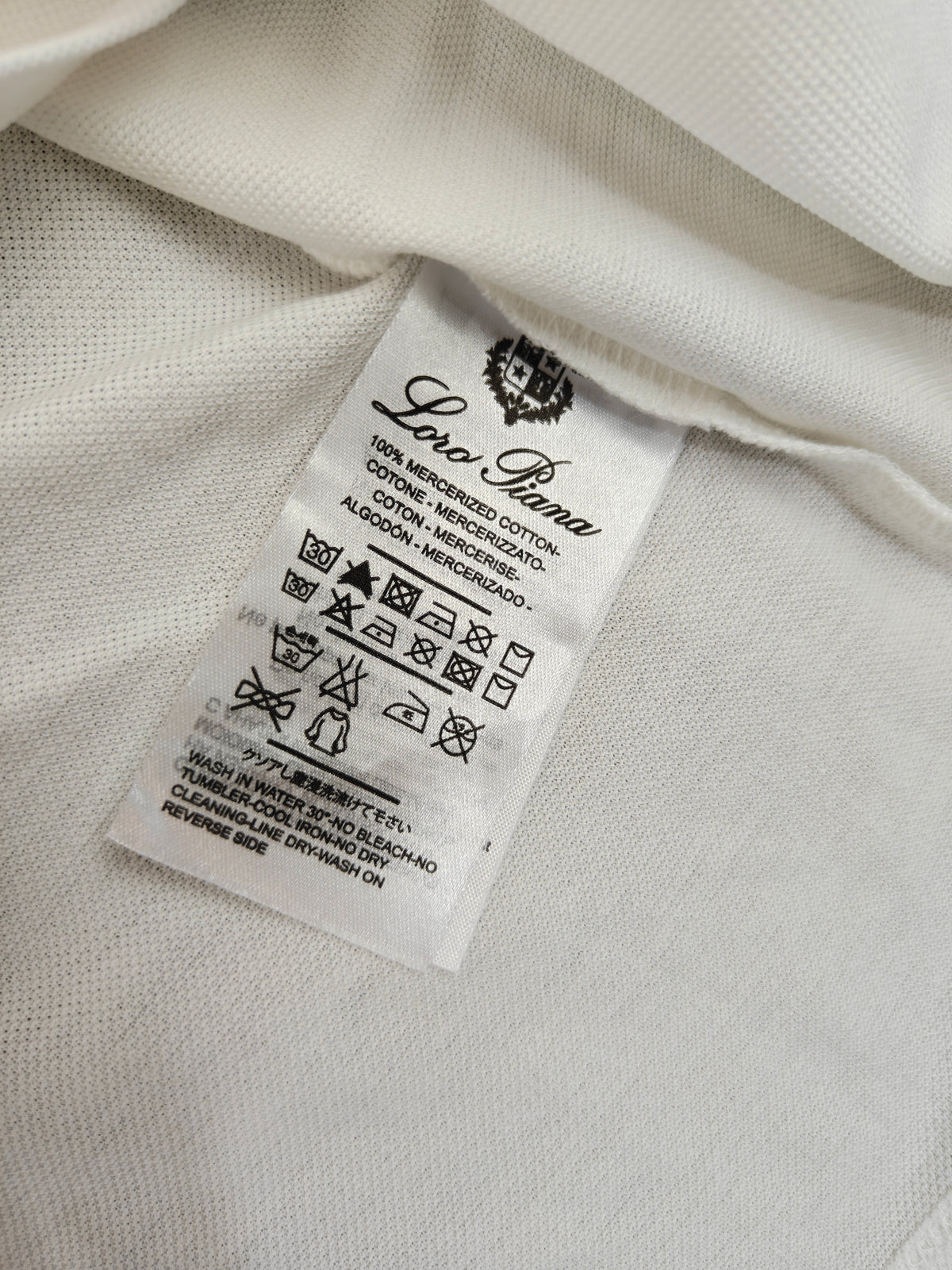 Lora piana polo yaka tişört XXL beden
