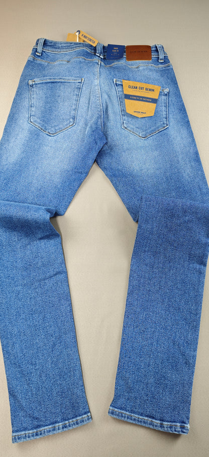 Clean cut denim