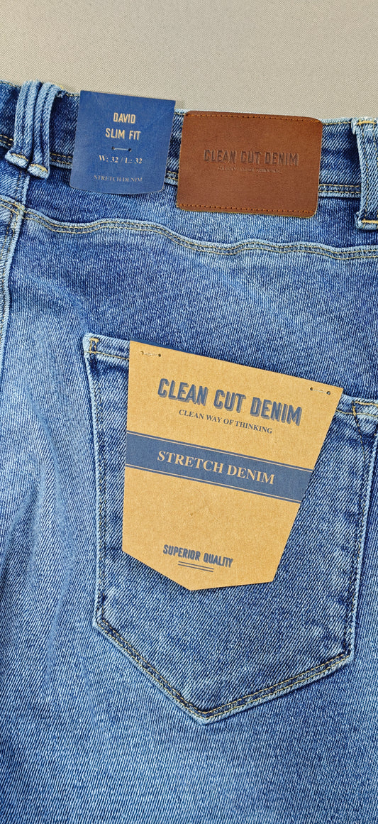 Clean cut denim