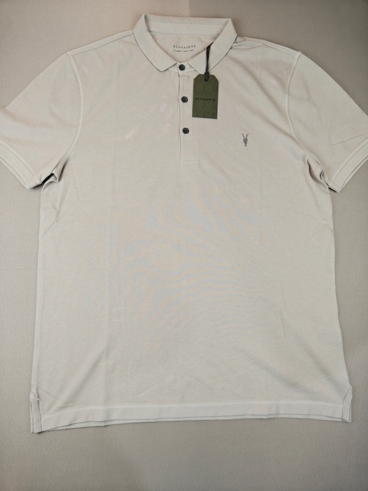 Allsaints polo yaka tişört L beden