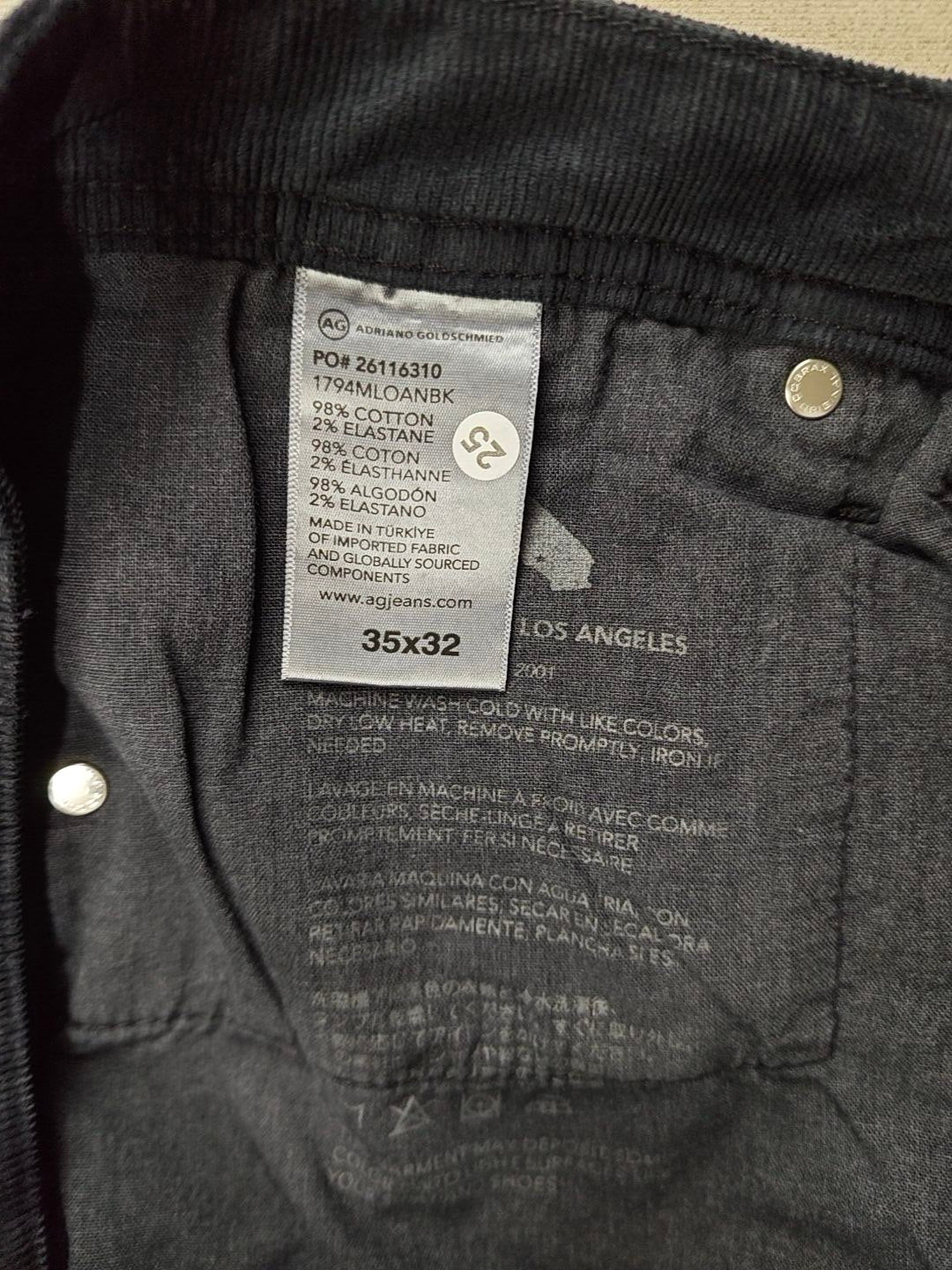 Andriano Goldschmıed jeans kadife 34 BEDEN