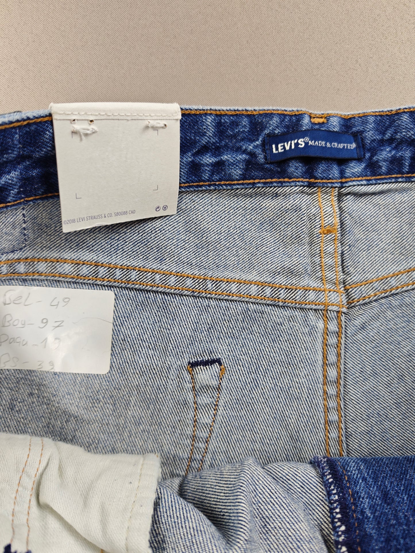 Levi's made crafted 38 BEDEN