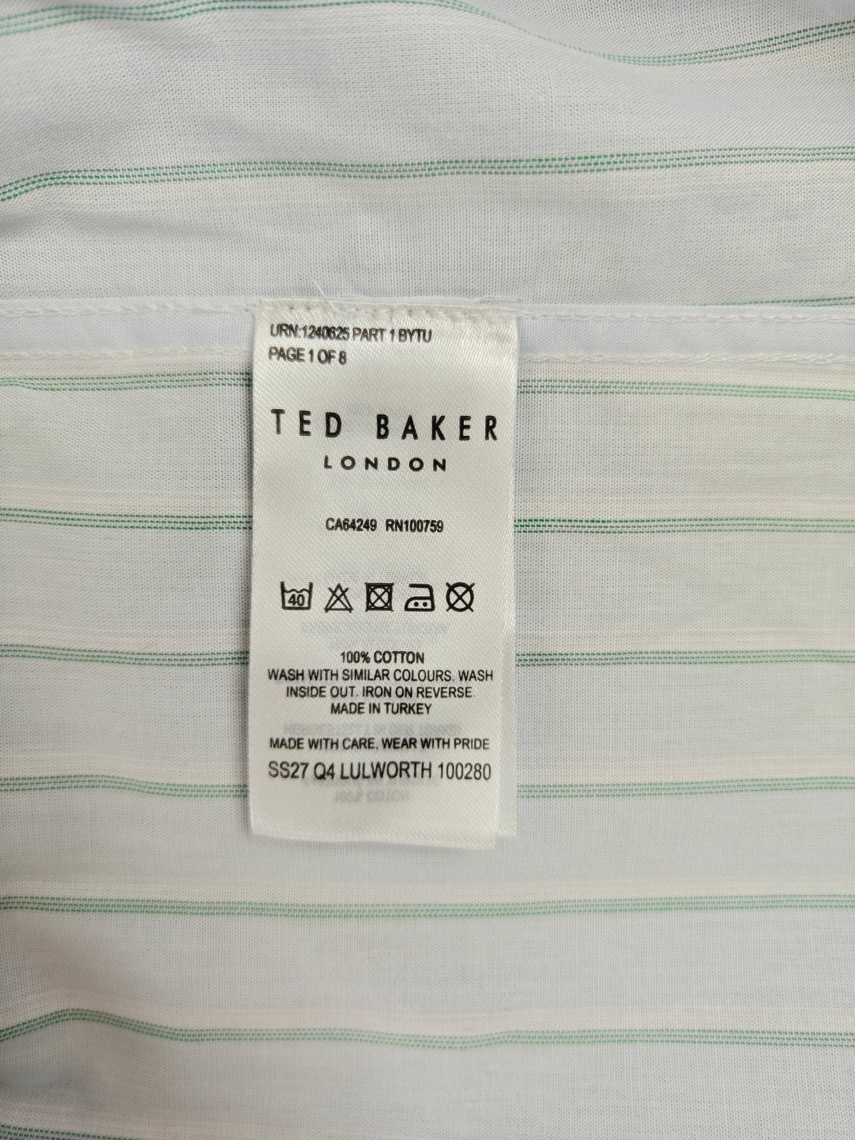 Ted baker gömlek m beden