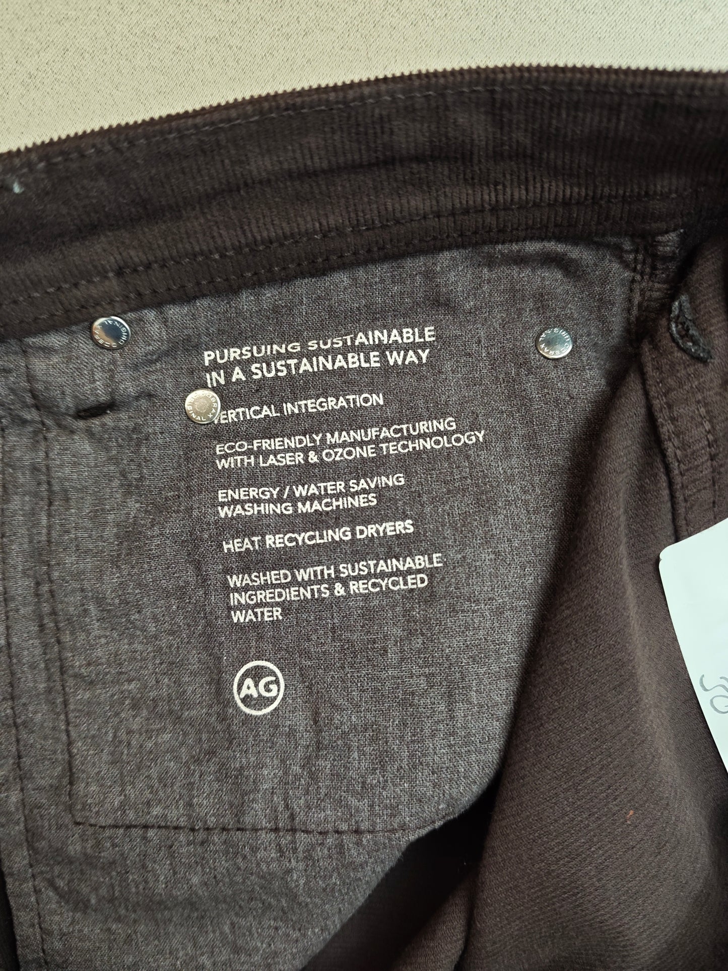 Andriano Goldschmıed jeans kadife 34 BEDEN