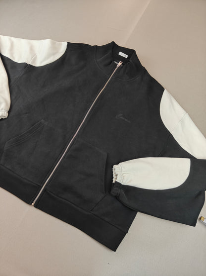 Cernucci fermuarlı sweatshirt oversize beden 4xl