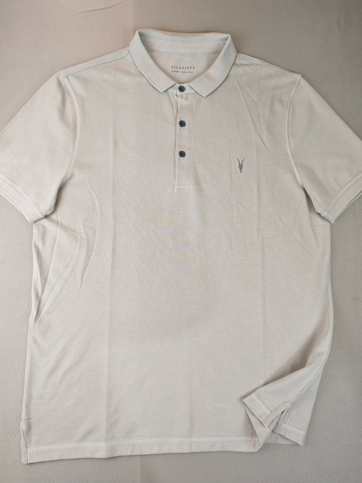 Allsaints polo yaka tişört L beden