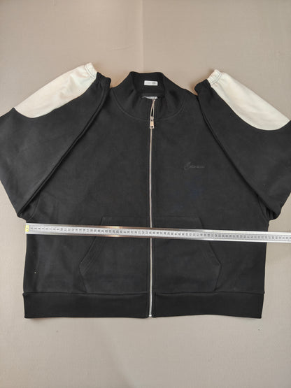 Cernucci fermuarlı sweatshirt oversize beden 4xl
