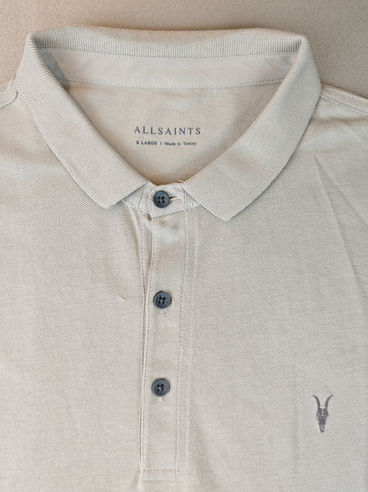 Allsaints polo yaka tişört L beden