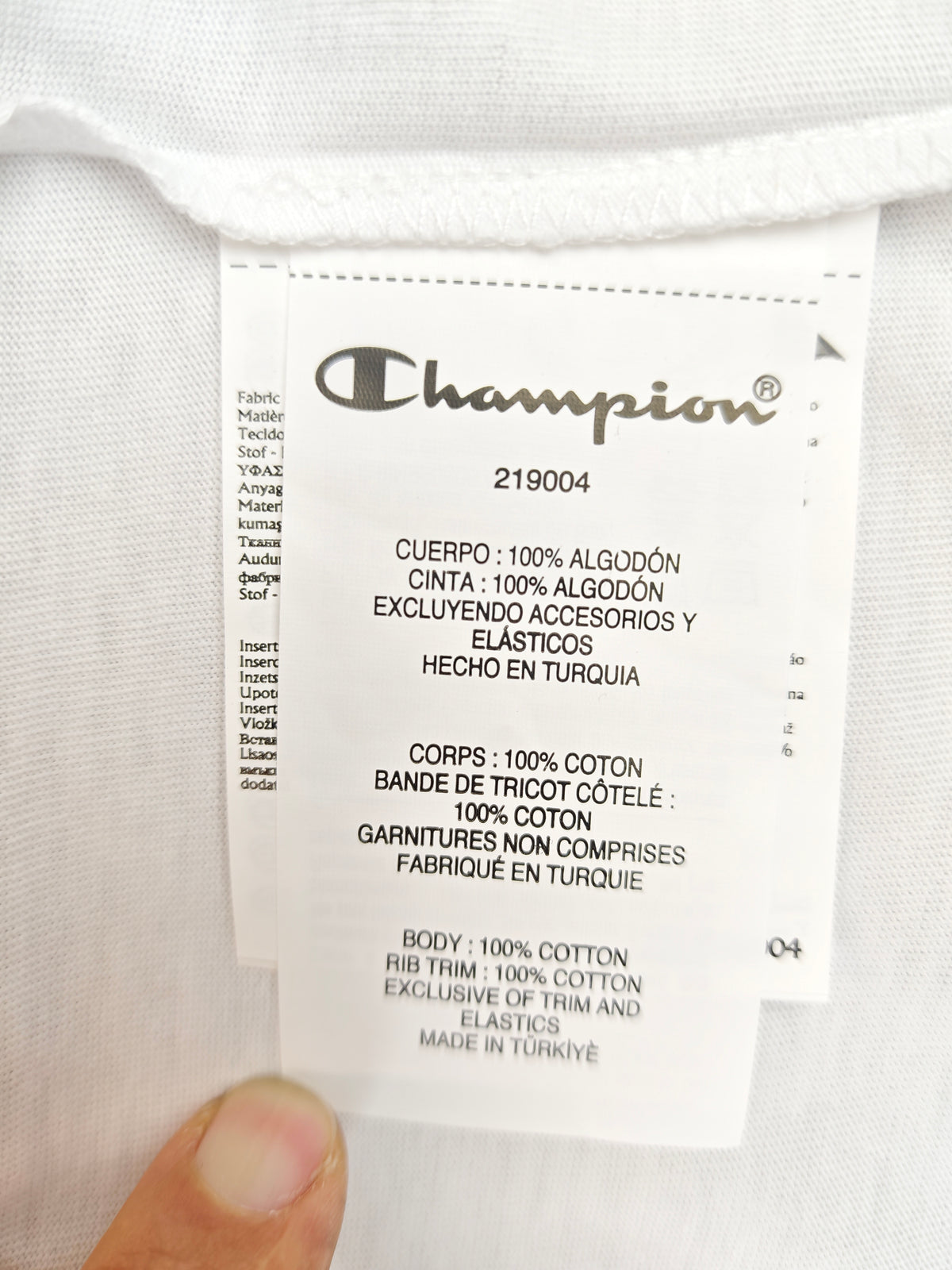 Champion xL beden