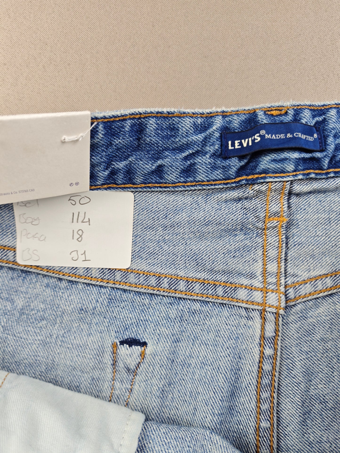 Levi's made crafted 38 BEDEN