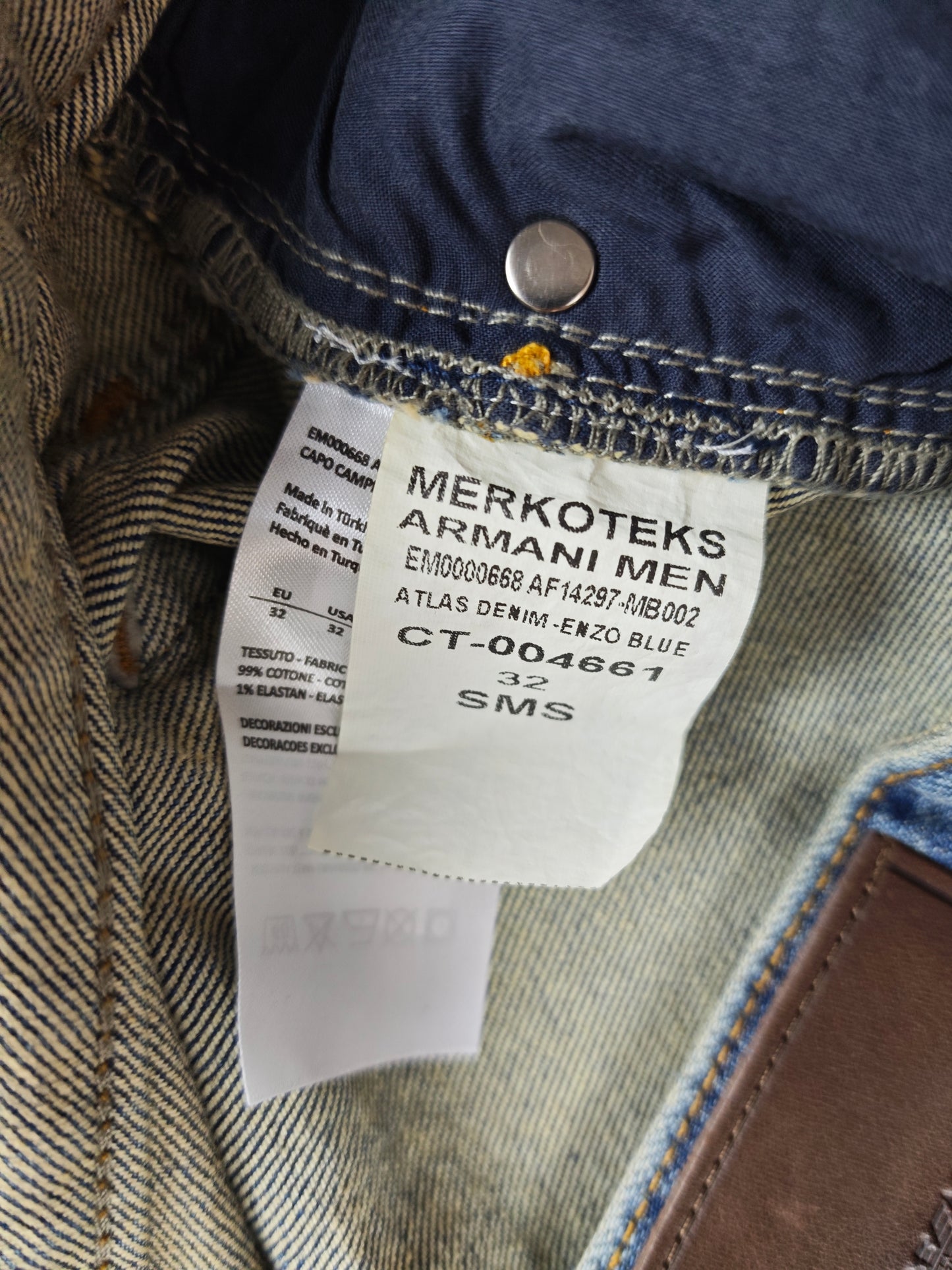 Empero Armani jeans 34 BEDEN
