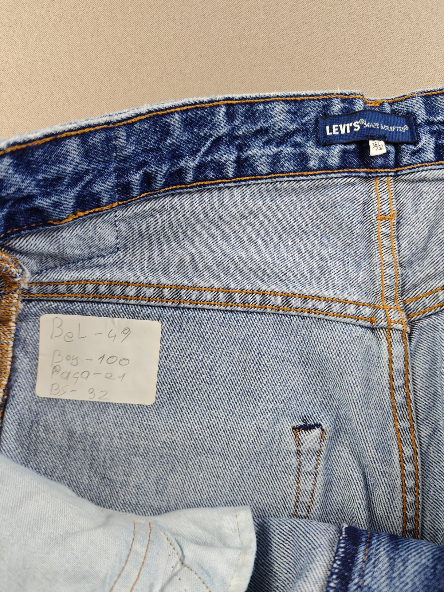 Levi's made crafted 38 BEDEN