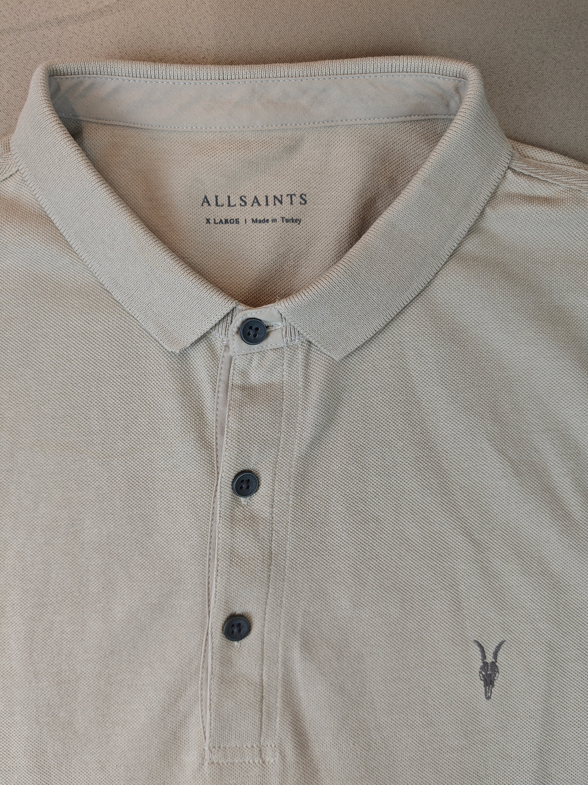 Allsaints polo yaka tişört L beden