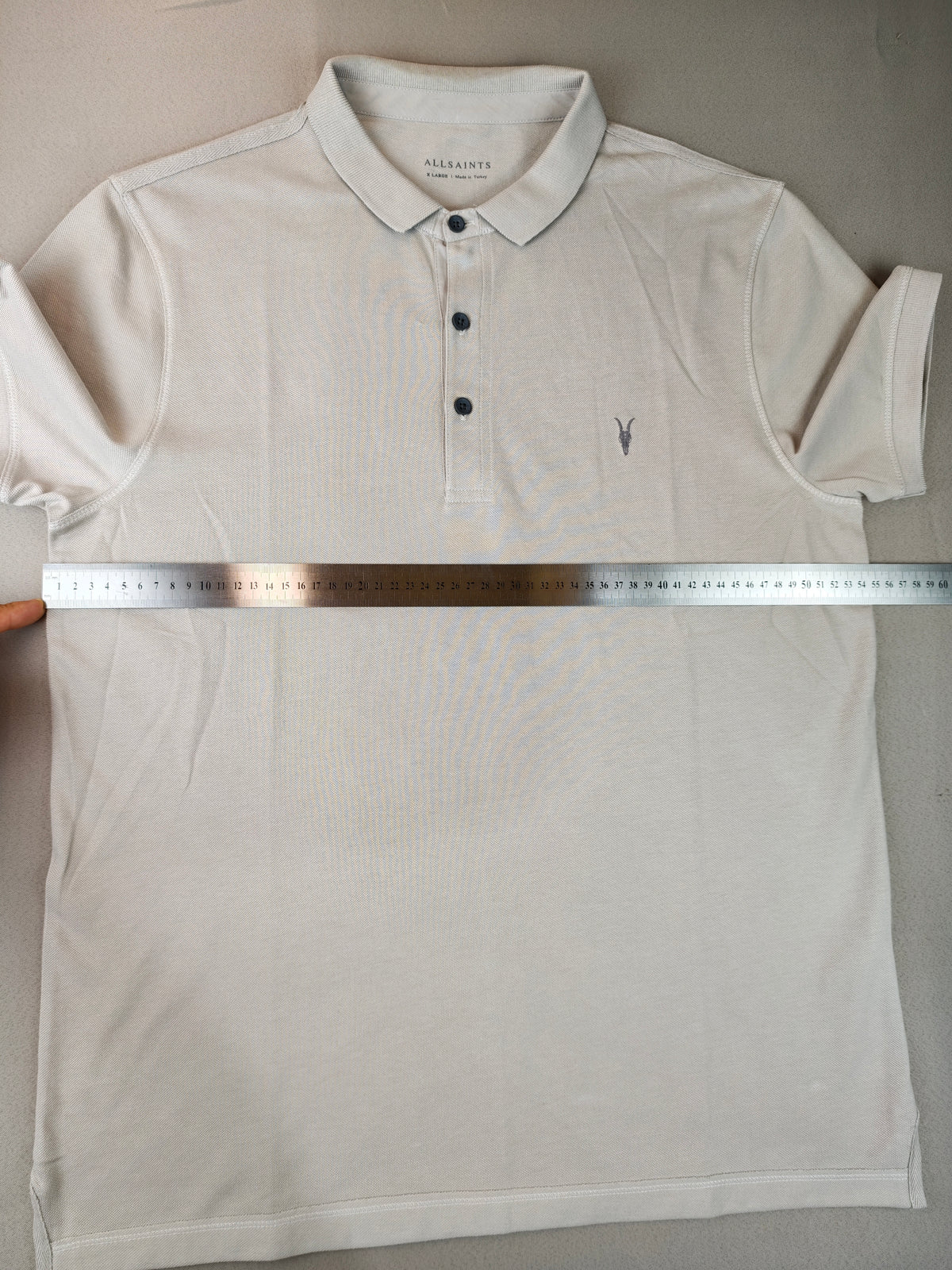 Allsaints polo yaka tişört L beden