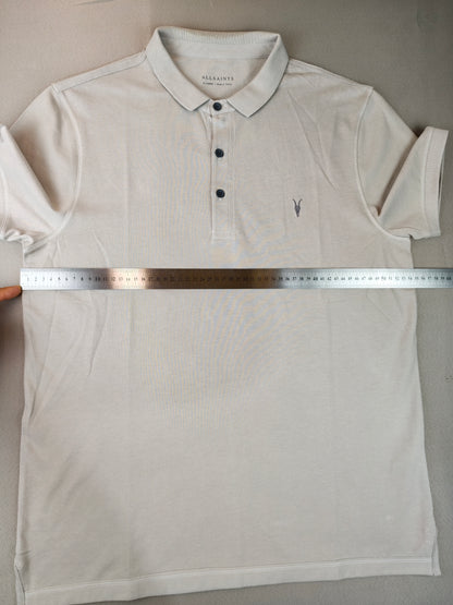 Allsaints polo yaka tişört L beden