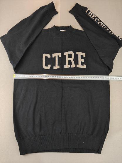 Ctre boğazlı sweatshirt triko L beden