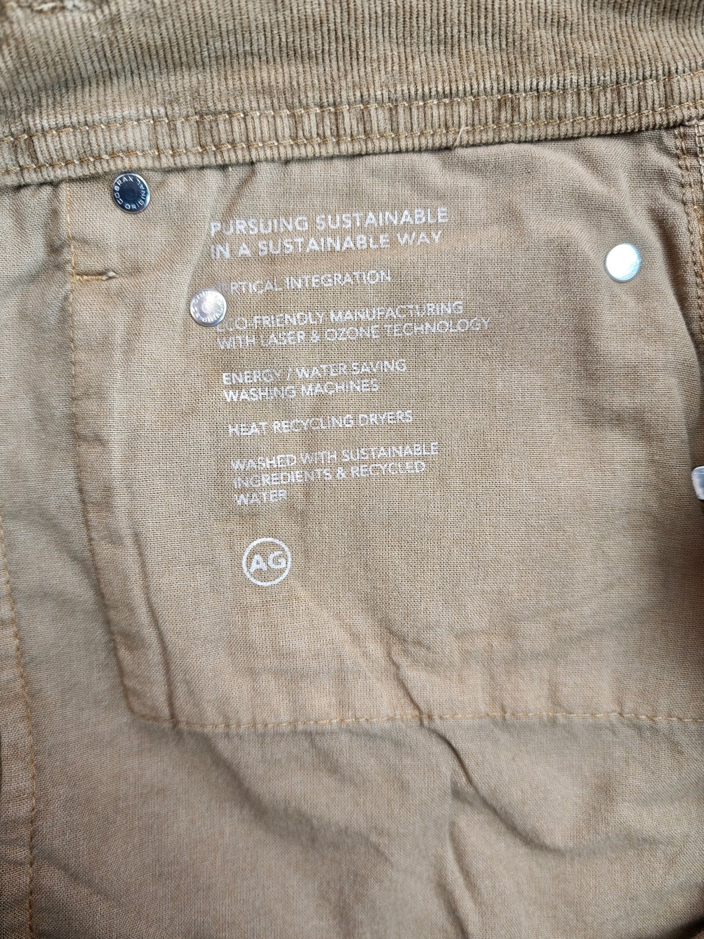 Andriano Goldschmıed jeans kadife 38 BEDEN