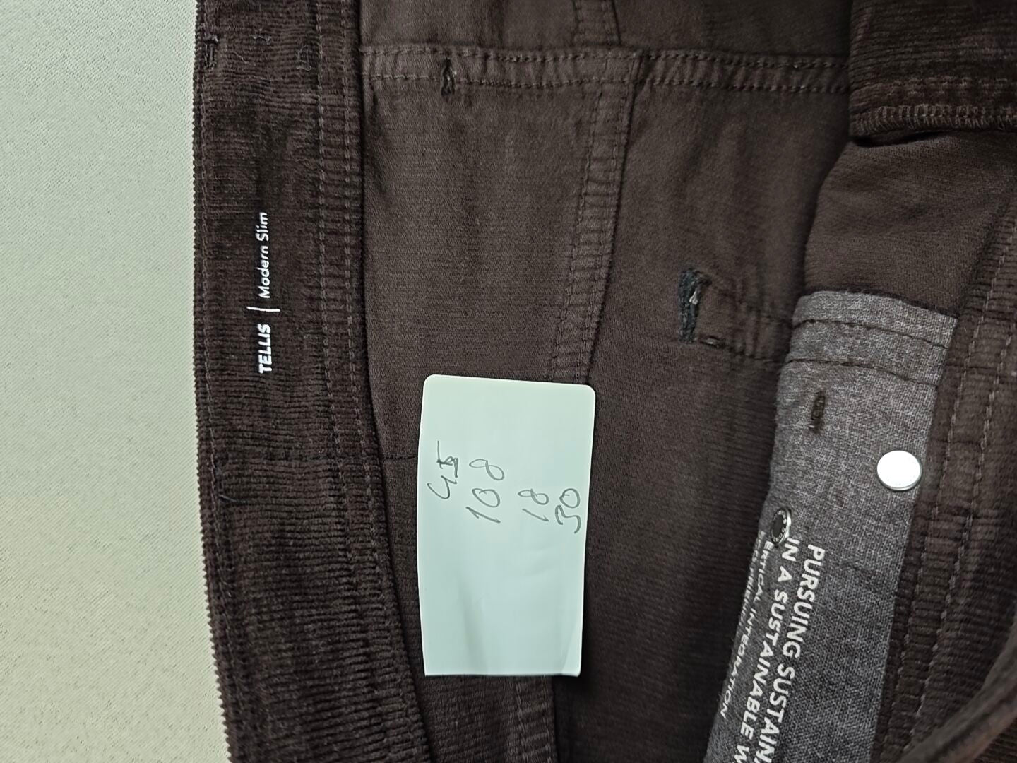 Andriano Goldschmıed jeans kadife 34 BEDEN