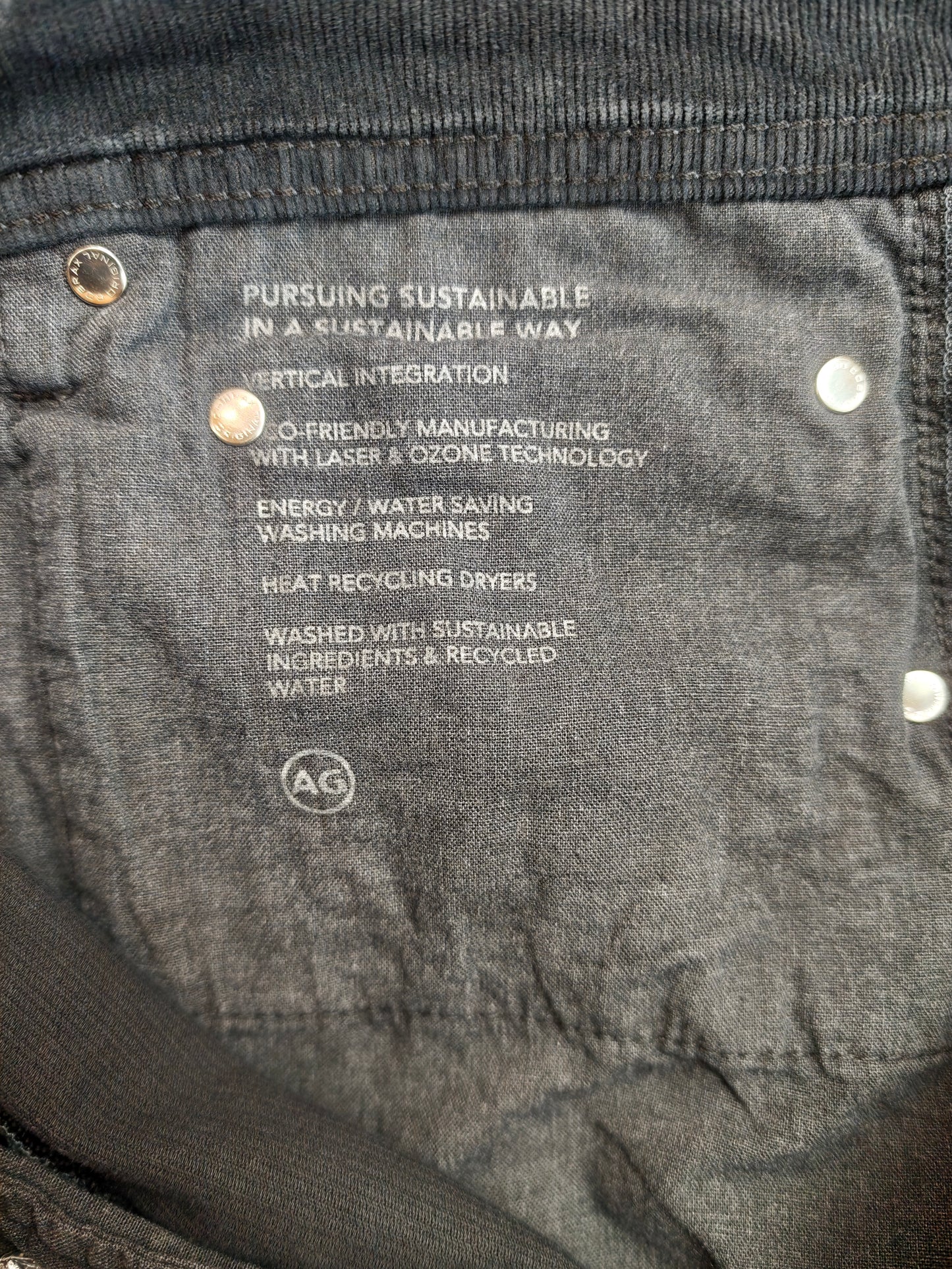 Andriano Goldschmıed jeans kadife 38 BEDEN