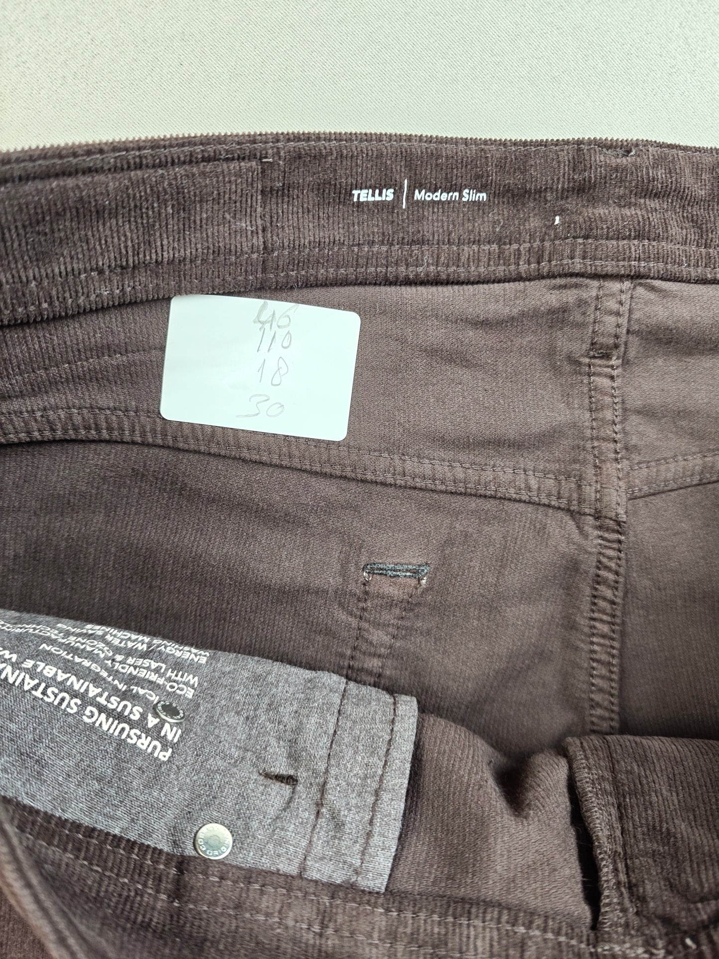 Andriano Goldschmıed jeans kadife 34 BEDEN