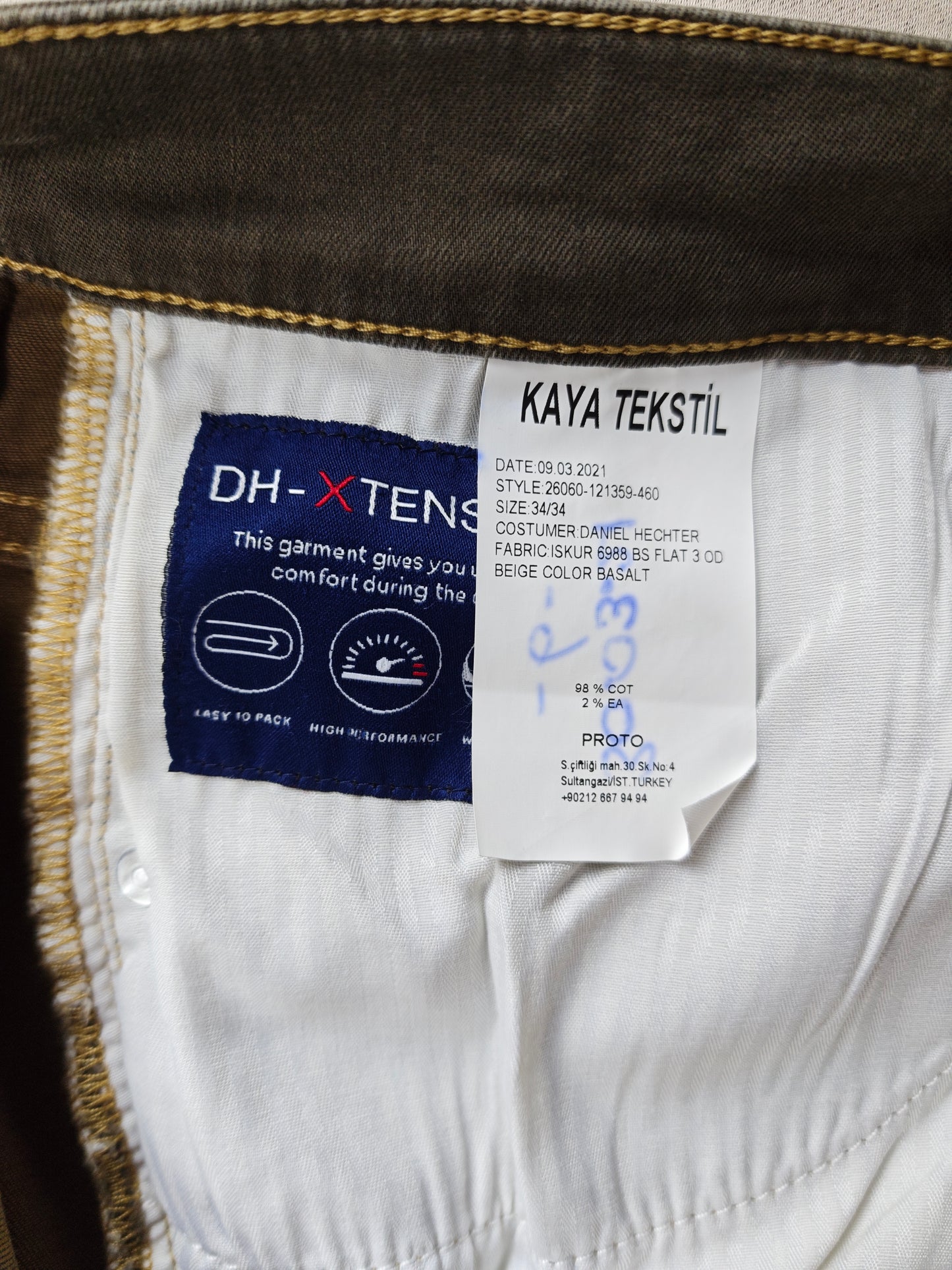 Daniel hechter jeans numune 34 BEDEN