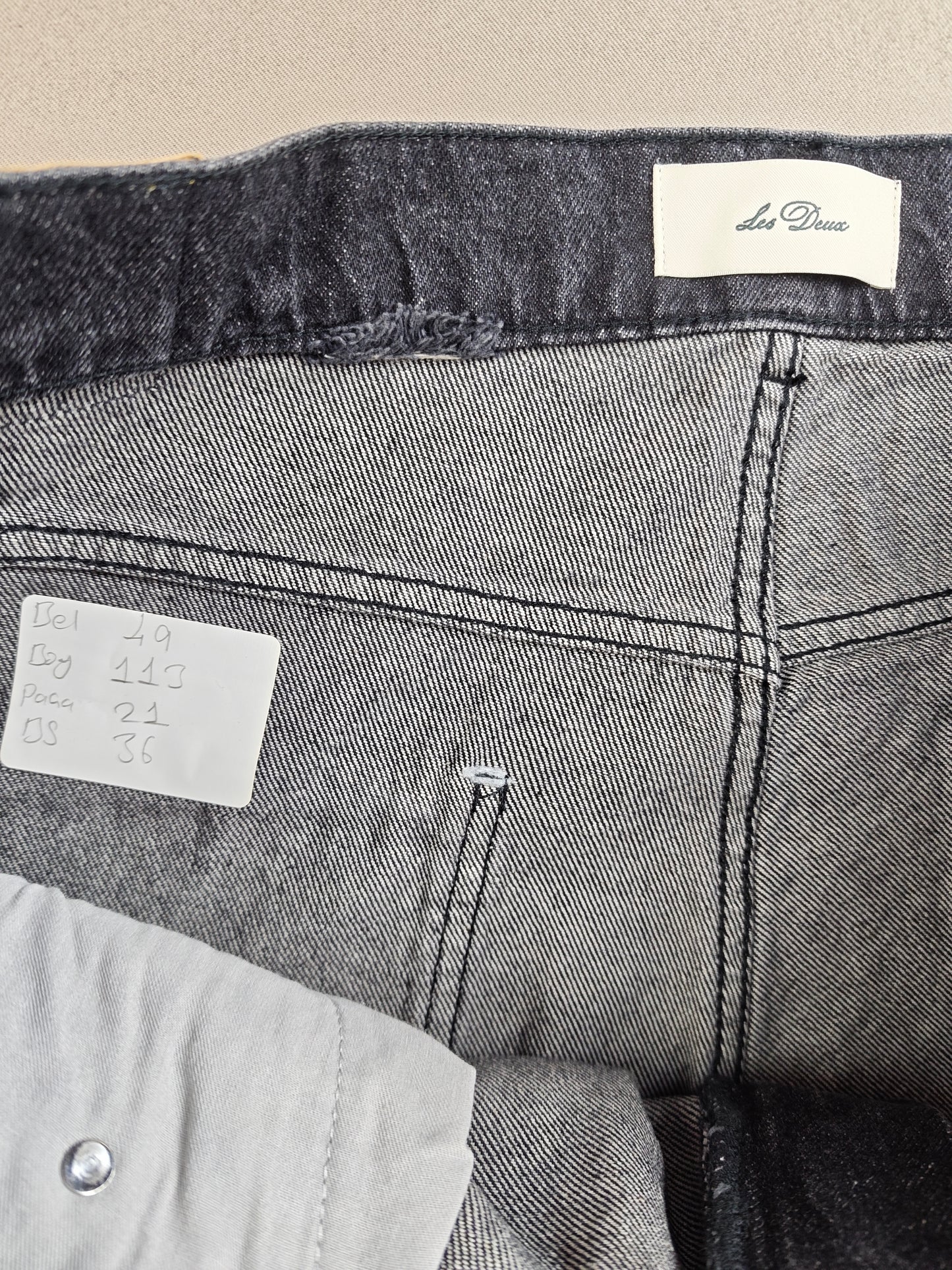 Les deuac Jeans 38 BEDEN