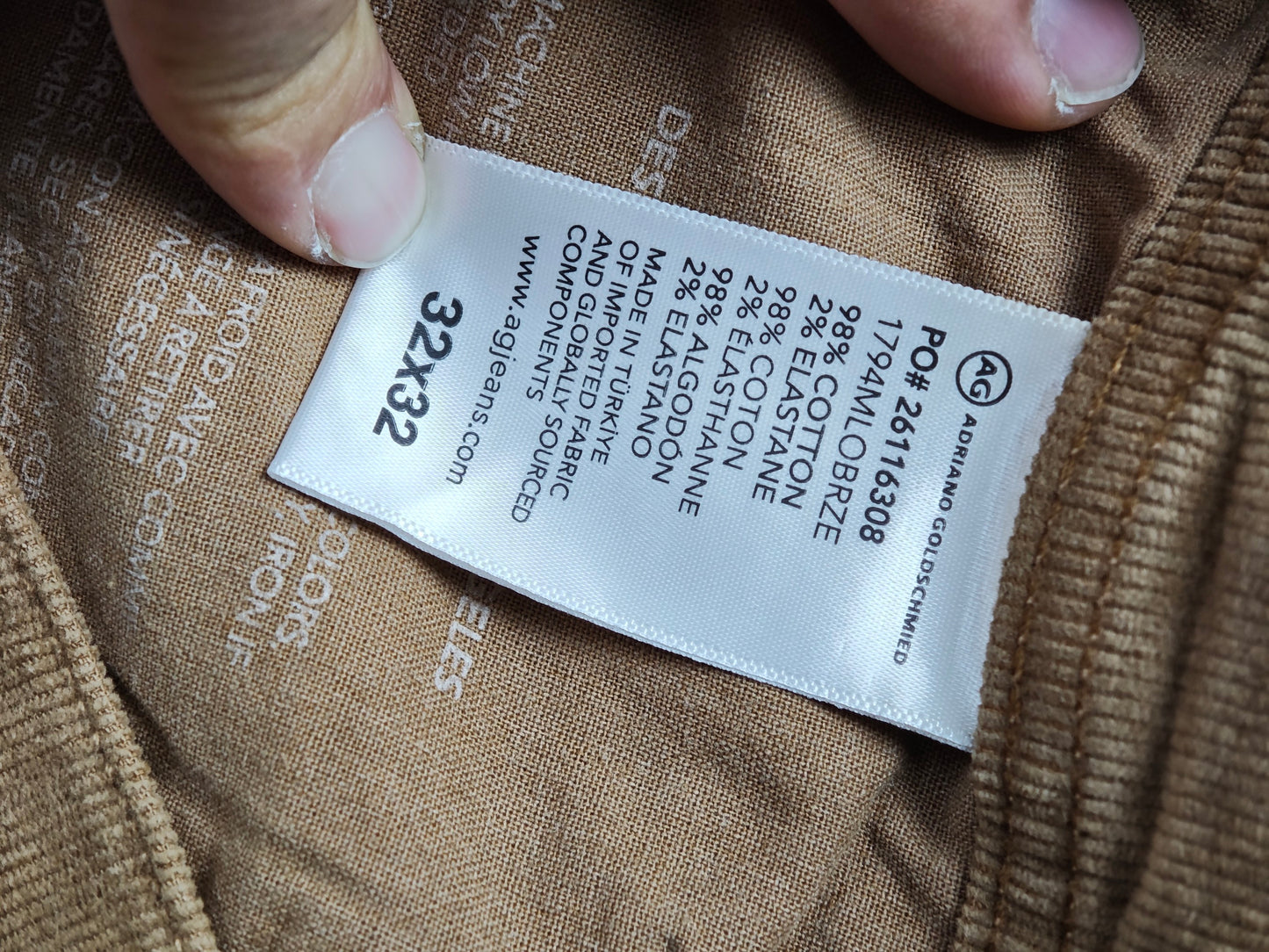 Adriano Goldschmıed jeans 32 beden