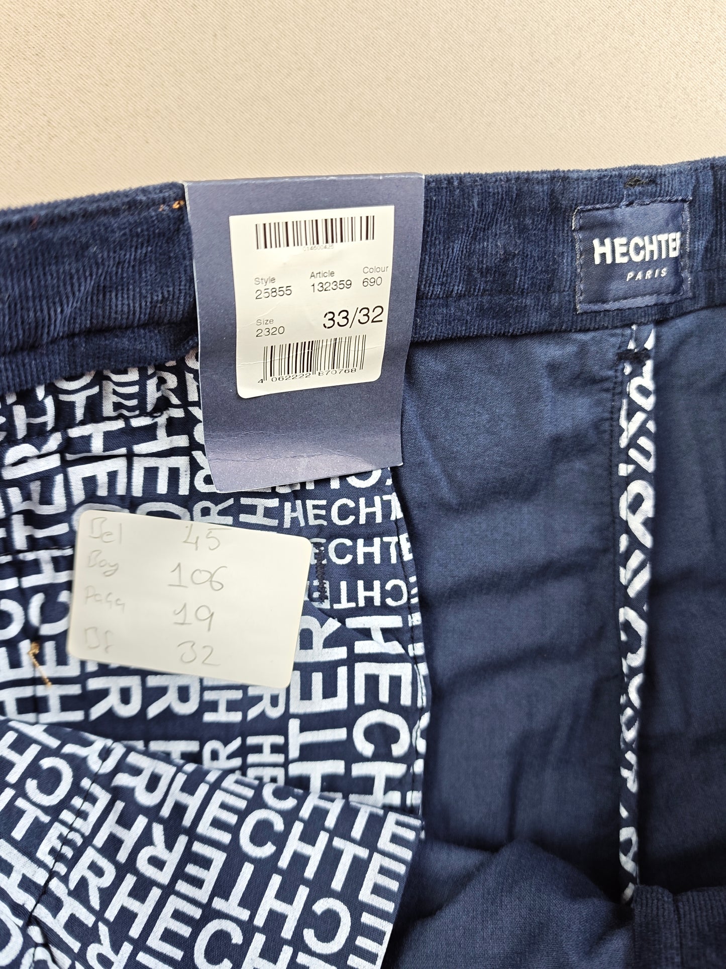 Daniel hechter jeans kadife 34 BEDEN