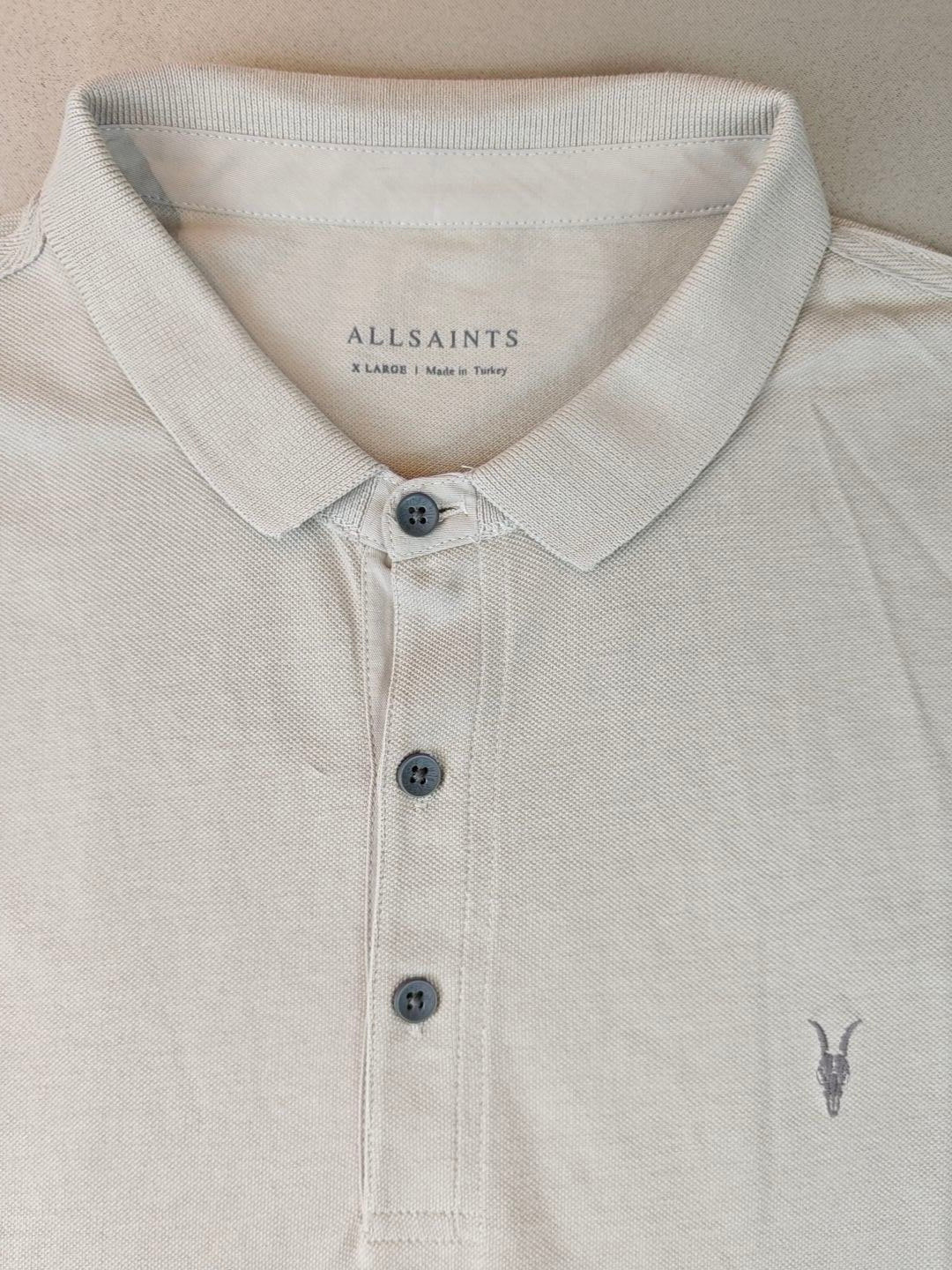 Allsaints polo yaka tişört L beden