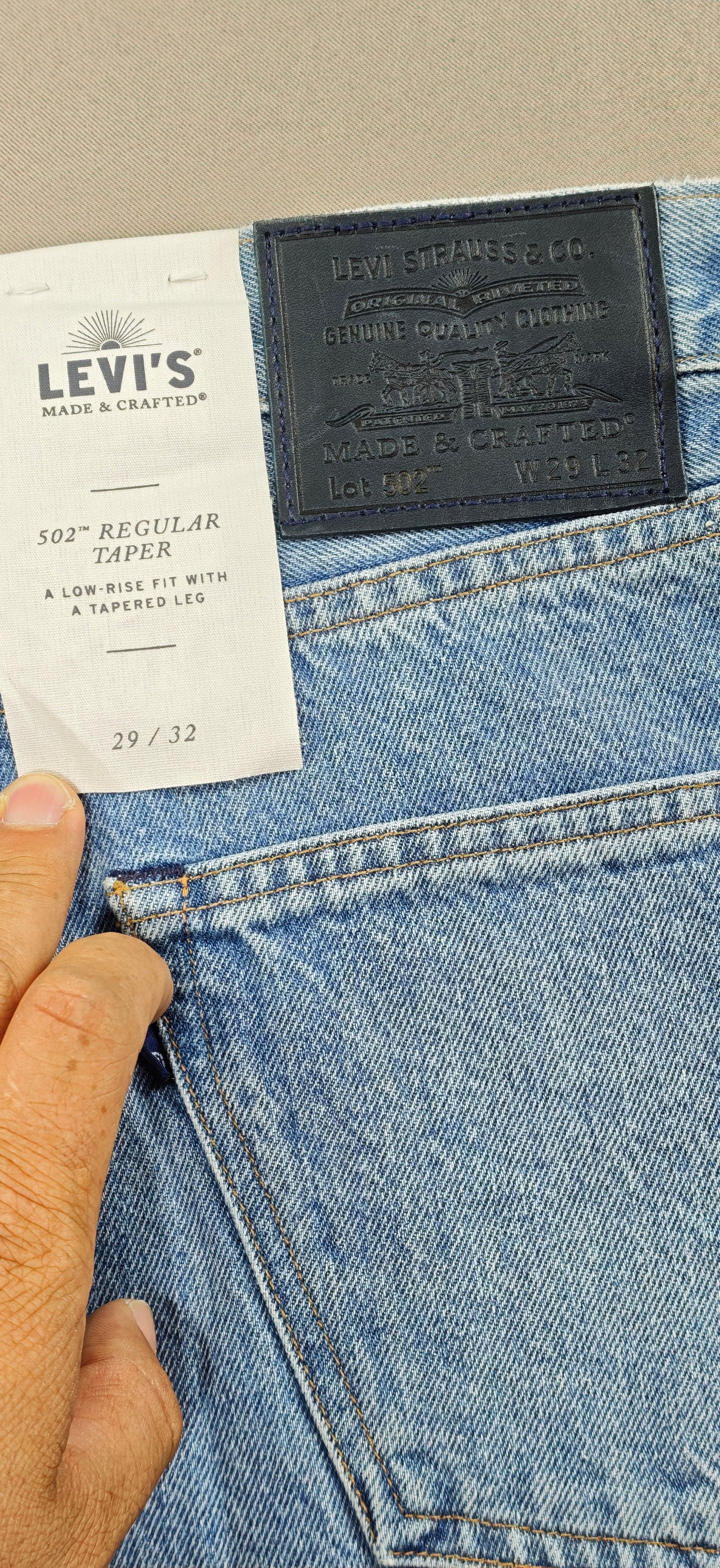 Levi's buz mavisi kot pantolon