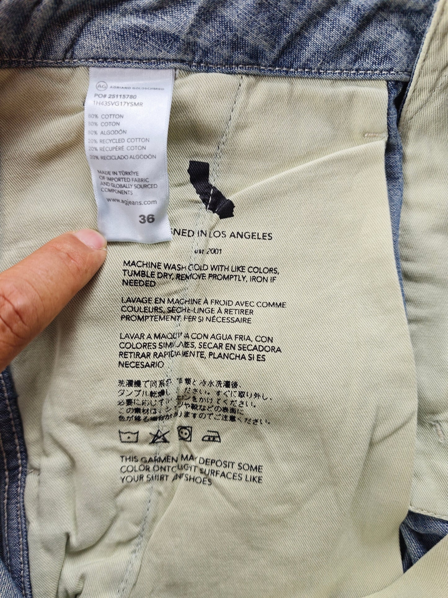 Andriano Goldschmıed jeans 36 BEDEN