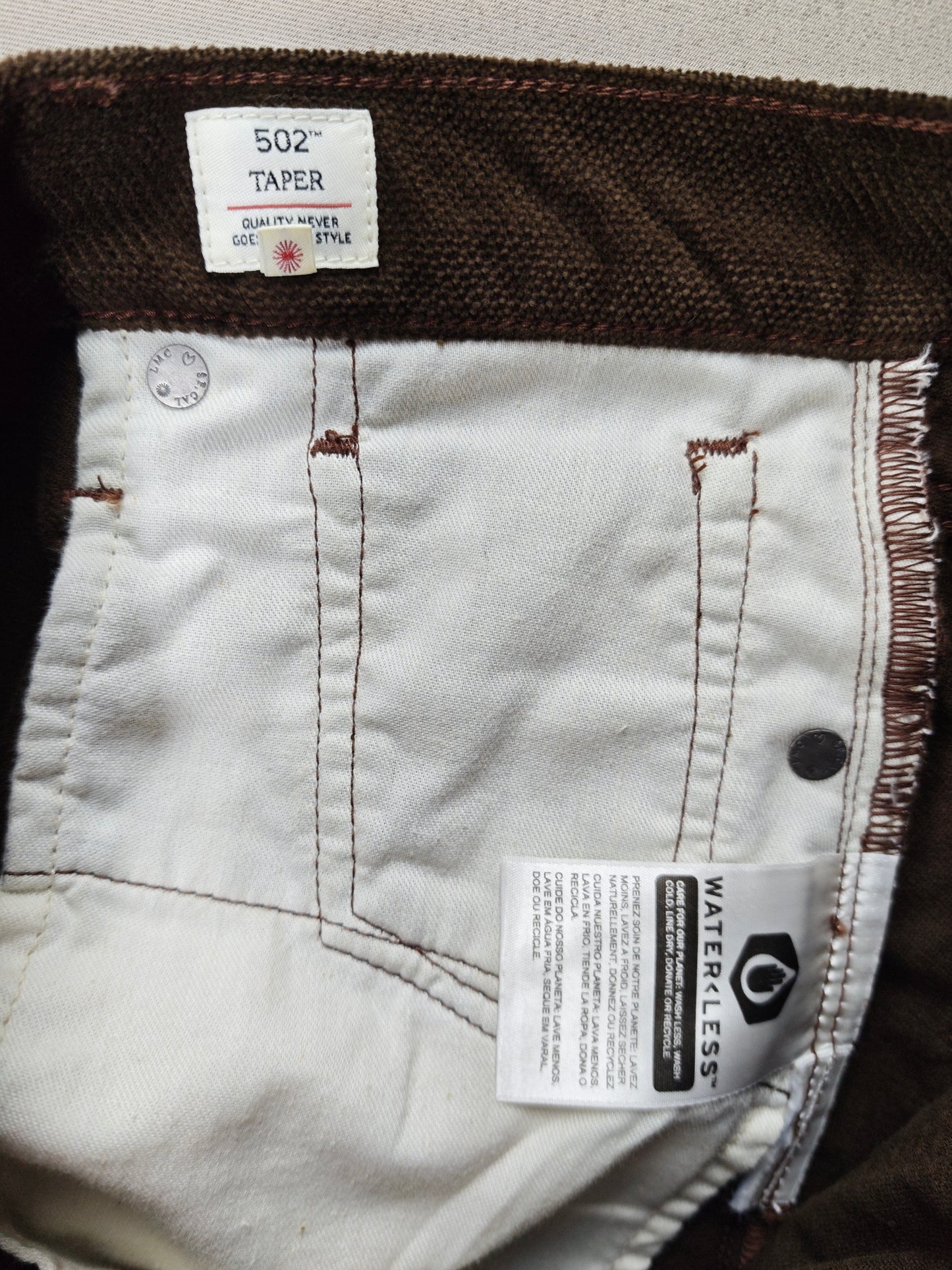 Levi's made crafted kadife 31 BEDEN