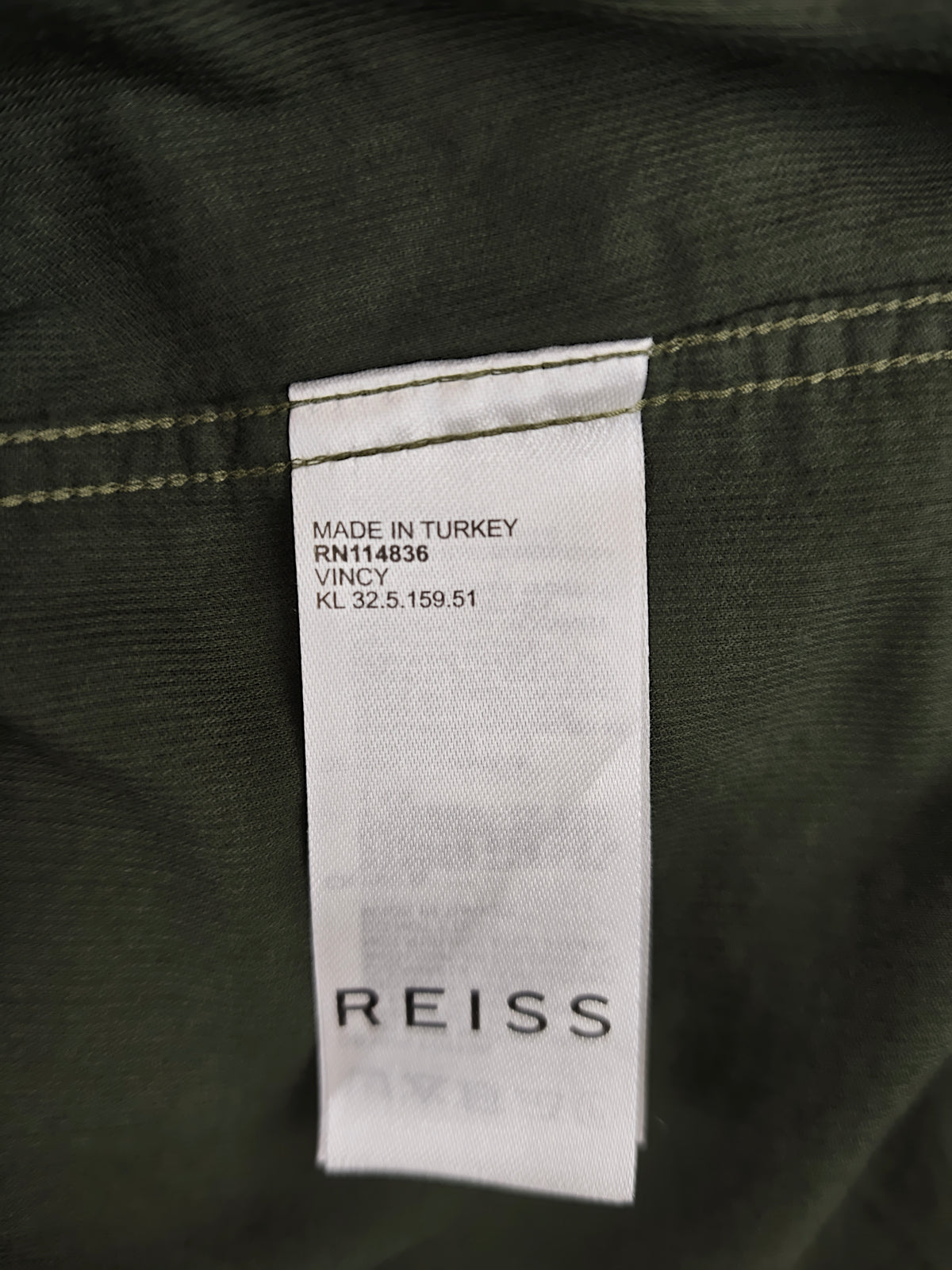 Reiss kadife gömlek L beden