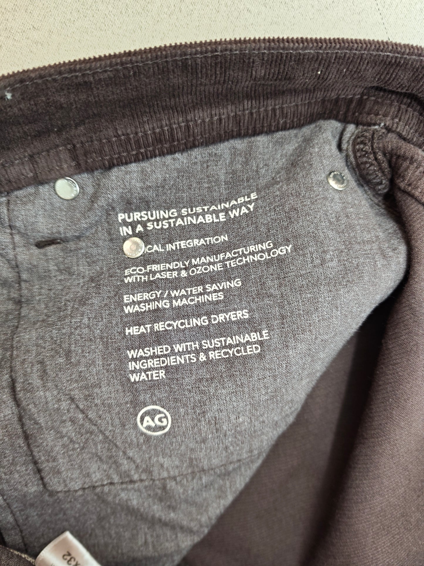 Andriano Goldschmıed jeans kadife 34 BEDEN