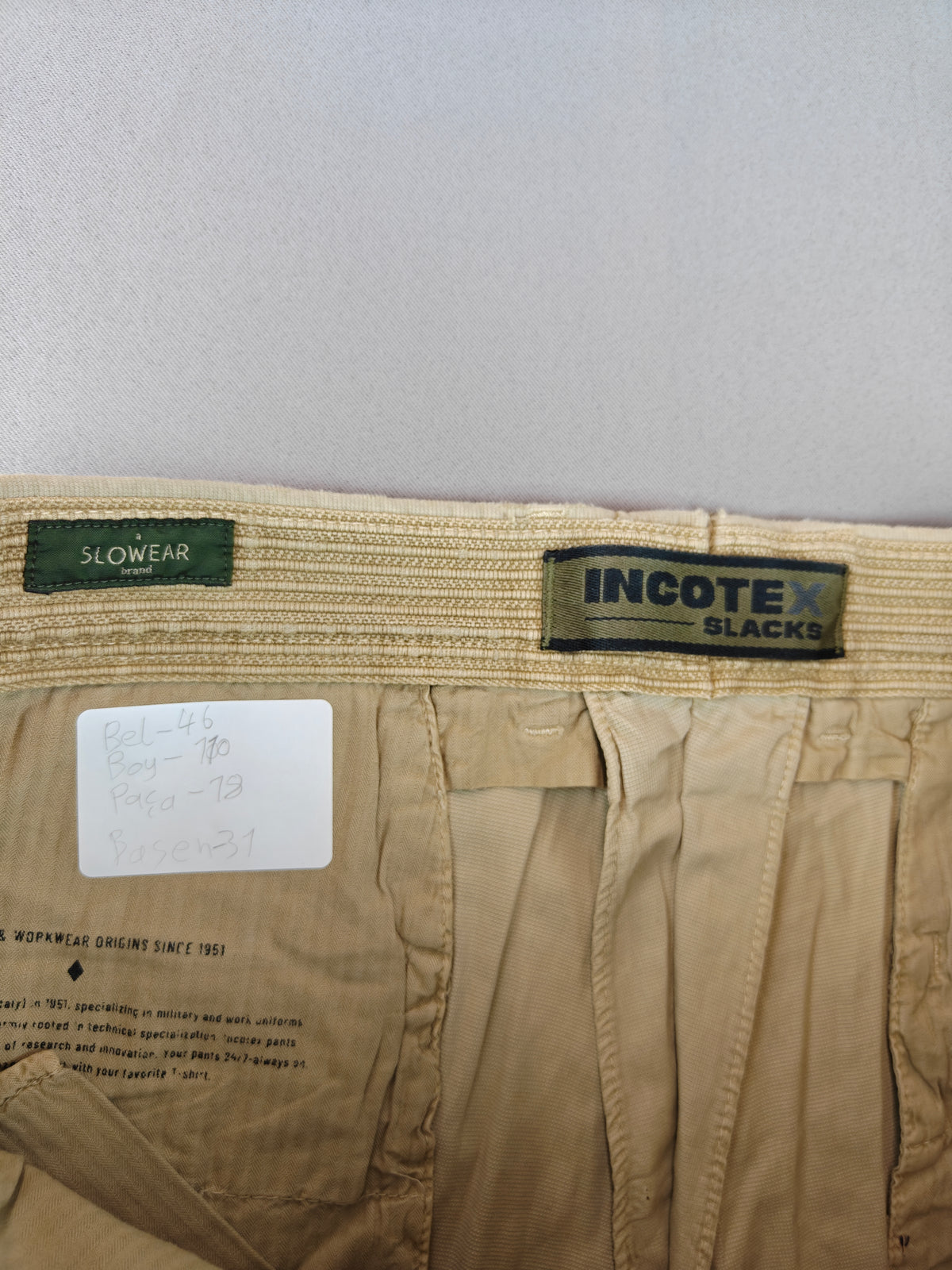 İncotex slacks chino pantolon 34 beden jeans